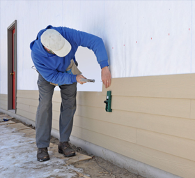 Siding installation